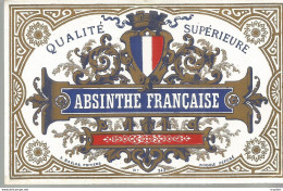 / Etiquette Neuve ABSINTHE FRANCAISE QUALITE SUPERIEURE Alcool Boisson - Alcohols & Spirits