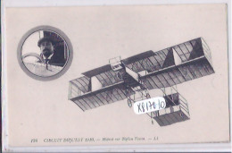 AVIATION- CIRCUIT DE L EST 1910- METROT SUR BIPLAN VOISIN - Meetings