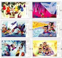 China MNH Stamp,2020-12 Animation - Hulu Brothers，6v - Nuovi