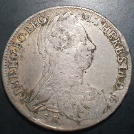 Austria 1 Thaler Taler Maria Theresia 1780 Not Restrike AUST Not AVST - Oesterreich