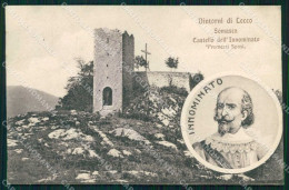 Lecco Città Somasca Castello Dell'Innominato Cartolina RB8590 - Lecco