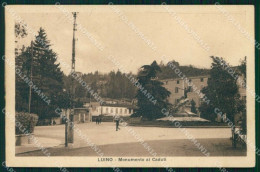 Varese Luino Monumento Ai Caduti PIEGHINE Cartolina RB8553 - Varese