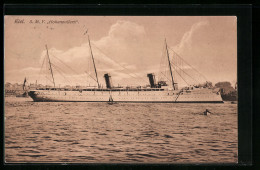 AK SMY Hohenzollern In Kiel  - Oorlog