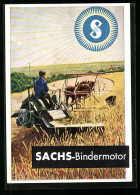 AK Reklame Sachs-Bindermotor  - Advertising