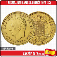 F0044# España 1979. 1 Peseta. Juan Carlos I (SC) KM-806 - 1 Peseta