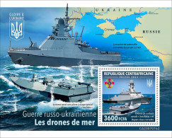 Central Africa 2023 War Ukrainian Sea Drones  S202403 - Zentralafrik. Republik