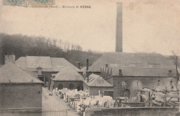 BE23  - COUSOLRE DANS LE NORD MARBRERIE H VIENNE  CPA  CIRCULEE - Autres & Non Classés