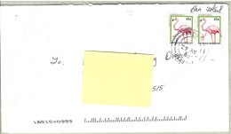 Antigua & Barbuda 2000, Bird, Birds, Circulated Cover - Fenicotteri