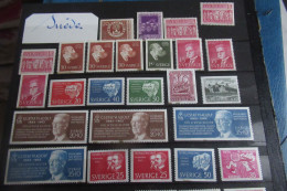 SUEDE  1960 - 1962   ** MNH - Sammlungen