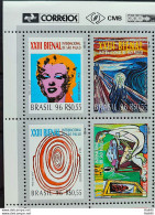 C 2014 Brazil Stamp Biennial Of Sao Paulo Wahro Munch Bourgeois Picasso 1996 Complete Series Vignette Correios - Unused Stamps