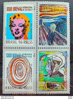 C 2014 Brazil Stamp Biennial Of Sao Paulo Wahro Munch Bourgeois Picasso 1996 Complete Series - Nuovi