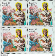 C 2010 Brazil Stamp Our Lady Of Salette Religion 1996 Block Of 4 - Ungebraucht