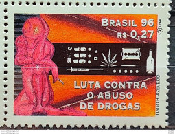 C 2003 Brazil Stamp Fight Against Drug Abuse Health 1996 - Unused Stamps