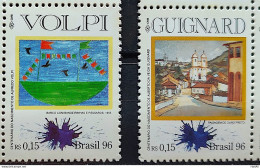 C 1988 Brazil Stamp Alfredo Volpi And Alberto Da Veiga Guignard Art 1996 Complete Series - Neufs