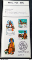 Brochure Brazil Edital 1996 20 Typical Baiana Costumes Without Stamp - Brieven En Documenten