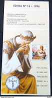 Brochure Brazil Edital 1996 18 Salette Religion Without Stamp - Storia Postale