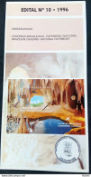 Brochure Brazil Edital 1996 10 Brazilian Caves Without Stamp - Lettres & Documents