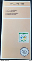 Brochure Brazil Edital 1996 02 Defenders Of Nature Without Stamp - Lettres & Documents