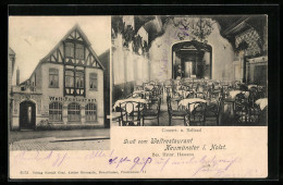 AK Neumünster I. Holst., Weltrestaurant, Inneres Konzert- Und Ballsaal  - Neumuenster