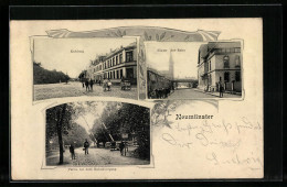 AK Neumünster, Hinter Der Bahn, Partie Bei Dem Bahnübergang, Kuhbergstrasse  - Neumuenster