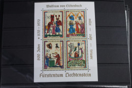 Liechtenstein Block 8 Mit 527-530 Postfrisch #VO485 - Other & Unclassified