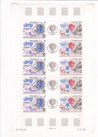 Feuille Entiere BICENTENAIRE DE L AIR ET DE L ESPACE - Unused Stamps
