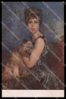 Artist Signed A. A. Alciati Lady Dog XII Expo Venezia Serie 5043 Pc ZG6945 - Other & Unclassified