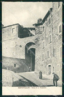 Siena Montepulciano Porta Di San Francesco PIEGA Cartolina RB9172 - Siena