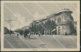 Messina Città Via Garibaldi Carrozza Con Cavallo Cartolina RB9049 - Messina