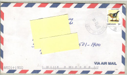 Grenada 2001, Bird, Birds, Circulated Cover - Other & Unclassified