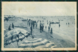 Lucca Marina Di Pietrasanta Ora Del Bagno Spiaggia Cartolina RB9184 - Lucca