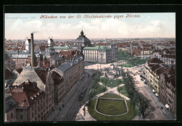 AK München, Stadtansicht Von Der St. Matthäuskirche Gegen Norden  - München