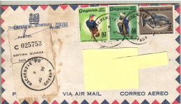 Guyana 1970, Bird, Birds, Eagle, Circulated Cover - Arends & Roofvogels