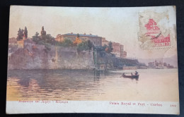 #14  Grece Greece -  Corfou, Palais Royal Et Port - 1914 - Griekenland