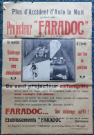 Affiche Originale - Projecteur FARADOC - Phares - Bordeaux - - Cars