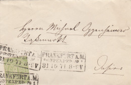 Brief 1871 Aus Frankfurt  - Lettres & Documents