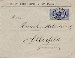 Griechenland: 1906: Patras Nach Elberfeld - Autres & Non Classés