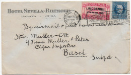 Hotel Sevilla-Biltmore - Lindbergh 1928 Nach Basel - Sonstige & Ohne Zuordnung