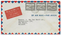 St. John's Via Air Mail To The Hague, NL, 1949 - Other & Unclassified