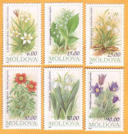 1993. Moldova Moldavie Moldau. Flowers. Violets 6v Mint - Moldavia