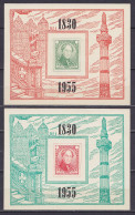 Erinophilie - E71/72 ** Essai Léopold 1e De Delpierre Et Dessin De La Grand' Place De Bruxelles "1830-1955" - Erinnophilie - Reklamemarken [E]