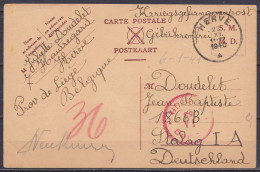 CP S.M. / M.D. (franchise Militaire) Kriegsgefengenenpost Càd HERVE /22 XI 1940 Pour Prisonnier Au Stalag I A - Cachet C - Guerra 40 – 45 (Cartas & Documentos)