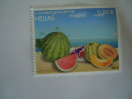 GREECE MNH NO GUM STAMPS 2014 FRUITS - Other & Unclassified