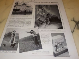 ANCIENNE PUBLICITE PARFUM SHANGHAI  LA DUCHESSE DE NEMOURS 1938 - Sonstige & Ohne Zuordnung