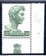 San Giorgio Lire 500  Dentellatura 14 X 13,1/4 - Variétés Et Curiosités