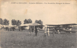 51-CAMP DE CHALONS-AVIATION MILITAIRE-ESCADRILLE NIEUPORT DE CHASSE-N 6011-B/0025 - Camp De Châlons - Mourmelon