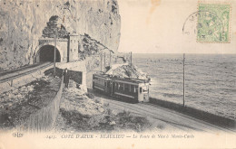 06-BEAULIEU SUR MER-TRAMWAY ROUTE DE NICE A MONTE CARLO-N 6011-A/0253 - Beaulieu-sur-Mer