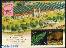 New Zealand 2006 Kiwipex 2006 Exhibition S/s, Mint NH, Nature - Birds - Philately - Nuevos