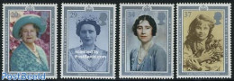 Great Britain 1990 Queen Mother Birthday 4v, Mint NH, History - Kings & Queens (Royalty) - Nuovi