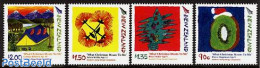 New Zealand 2006 Christmas, Children Stamp Design 4v, Mint NH, Religion - Christmas - Art - Children Drawings - Unused Stamps